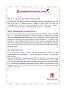 Developmental Surveillance Scheme (DSS)
