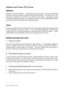 Cover: Diphtheria and Tetanus (DT) Vaccine