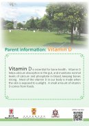 Cover: Parent information: Vitamin D
