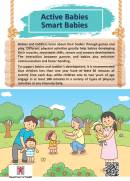 Cover: Active babies Smart babies