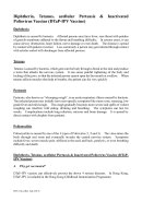 Cover: Diphtheria, Tetanus, acellular Pertussis & Inactivated Poliovirus Vaccine (DTaP-IPV Vaccine)