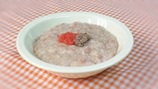 Winter melon tomato and pork liver congee